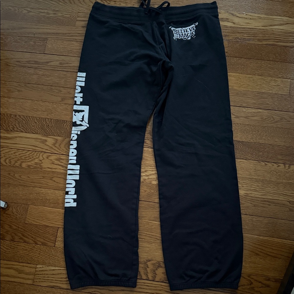 Walt Disney World drawstring Sweatpants size large authentic